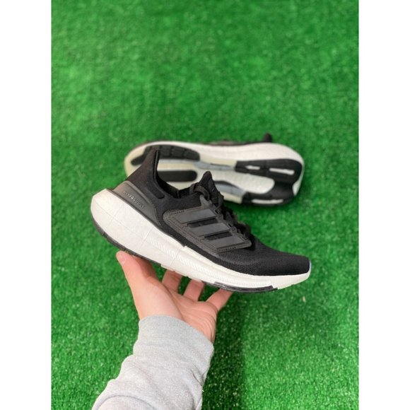 Adidas Ultraboost Light Low Womens Running Shoes Black White GY9353 NEW Multi Sz - Picture 1 of 7